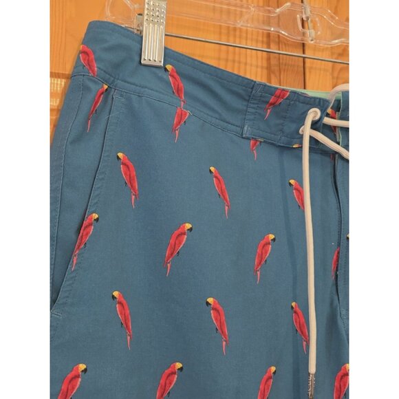 Bonobos‎ Swim Board Size 30 Shorts Toucan Parrots  9" Inseam - Picture 5 of 7
